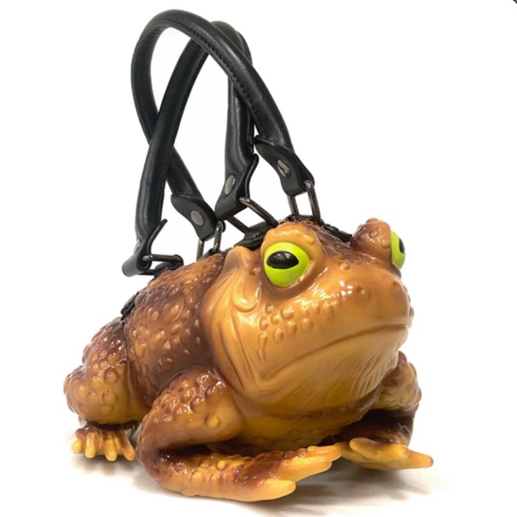 TAN Official Windy Willow Unique Frog Crossbody Handbag - Picture 2 of 16